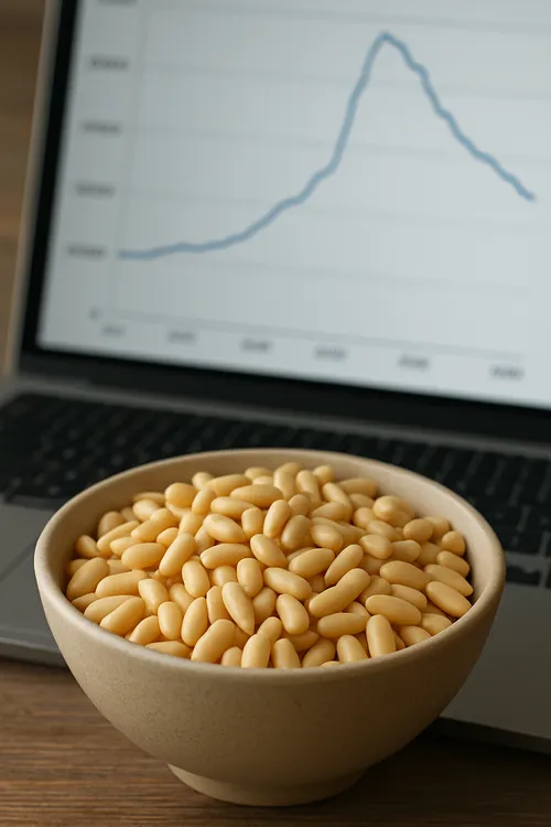 Pine nut prices chart
